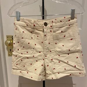 Madewell Strawberry Shorts